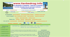 Desktop Screenshot of llanbedrog.info